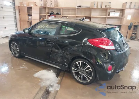 2017 Hyundai Veloster Turbo R-Spec z USA, uszkodzony, nr VIN KMHTC6AE5HU318357